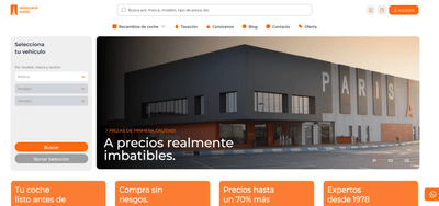 Diseño y desarrollo Ecommerce Global Paris - E-commerce