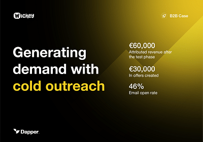 Generating demand with cold outreach - Growth Marketing