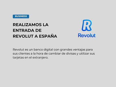 Entrada de Revolut a España - Digital Strategy