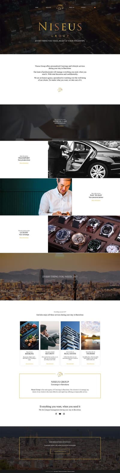 Diseño Web y SEO para Niseus Group - SEO