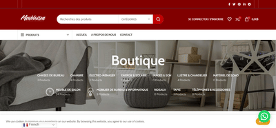 Réalisation du site internet de Meublaison - E-Commerce
