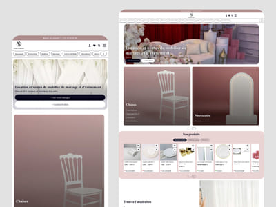 Sublim'Decor – Mobilier & Décoration Événementielle - Website Creation