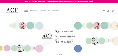 ACF: Internacionalizacion del canal digital - Création de site internet