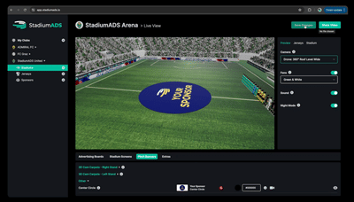 Stadium Ads - Webanwendung