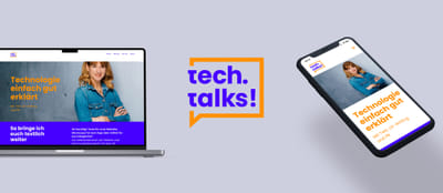 tech talks – Rebranding & Webdesign - Graphic Identity