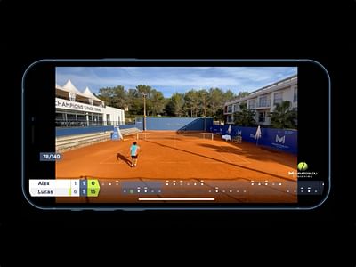 App iOS et Android pour Patrick Mouratoglou - Application mobile