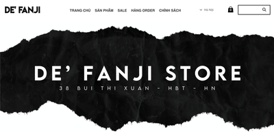 De' Fanji Store - E-commerce