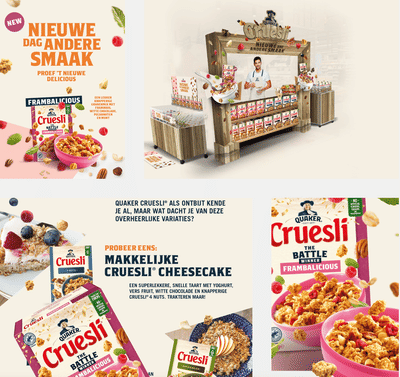 Quaker every day a new taste - Reclame