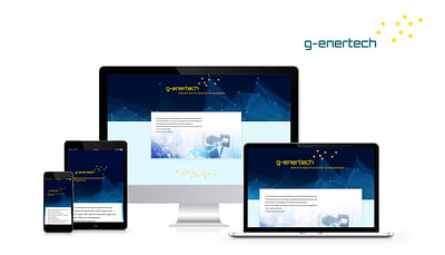 Website und Corporate Design g-enertech - Webseitengestaltung