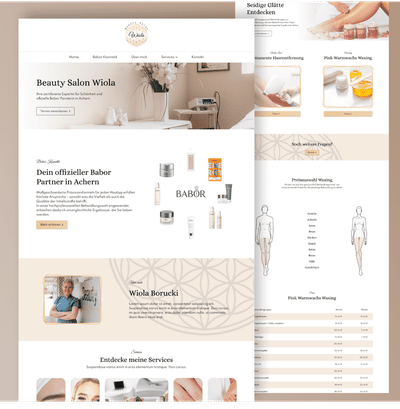 Beauty-Studio Achern - Webseitengestaltung