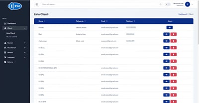 Software su misura per la gestione degli interventi tecnici - Web Application
