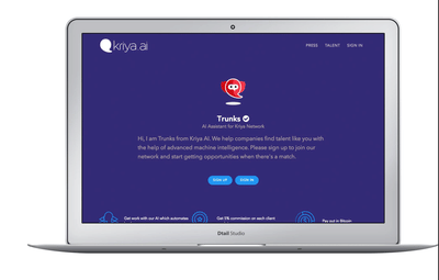 Kriya - AI-driven Remote On-demand Talent Hiring Platform - Artificial Intelligence
