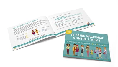 Human papillomavirus brochure - Design & graphisme