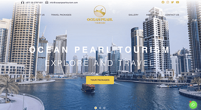 Custom Website Developed for Ocean Pearl, UAE - Référencement naturel