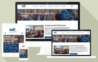Refonte WordPress – FACE Sud Provence - Webseitengestaltung