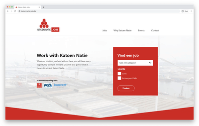 Job site with a round robin principle - Ergonomie (UX/UI)
