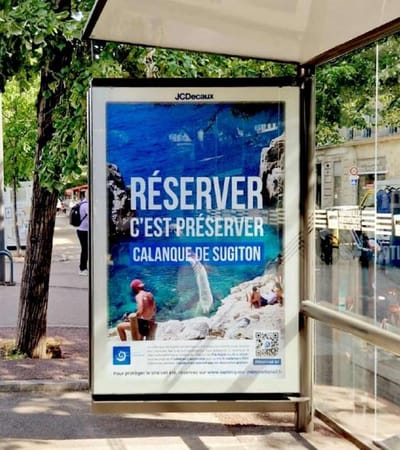 Parc national des calanques - Réservation Sugiton - Publicité
