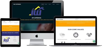 Web Design for Catering Services Project - Webseitengestaltung