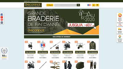Deconinck-fishing - ecommerce - E-commerce