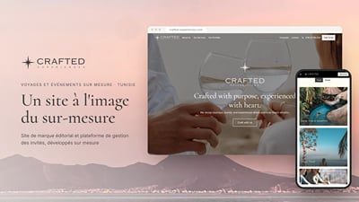 Crafted Experiences : site de marque et plateforme invités - Creazione di siti web