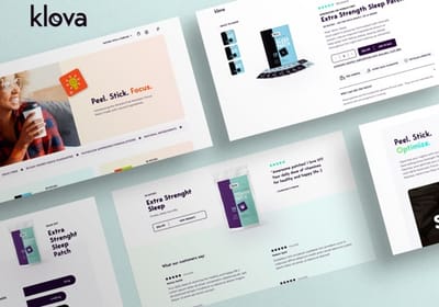 Klova redesign and Shopify development - Ergonomy (UX/UI)