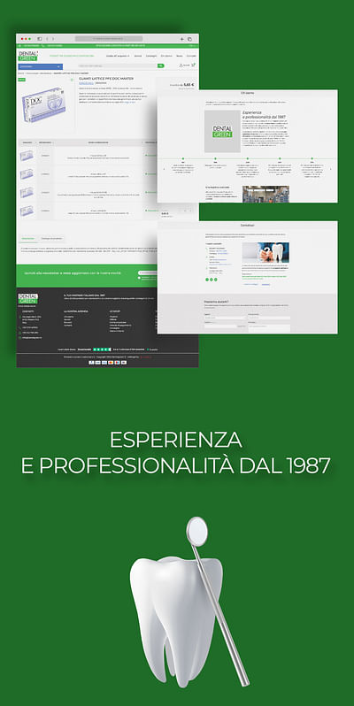 Dentalgreen e-commerce website - Pubblicità