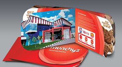 Munchy's company profile design - Grafikdesign