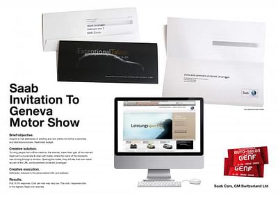 SAAB INVITATION - Werbung
