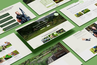 Conception du site Bleuzet Parcs et Jardins - Création de site internet