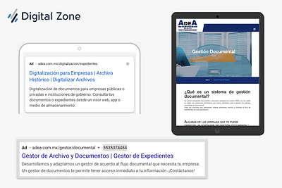 Google Ads - ADEA Mexico - Estrategia digital