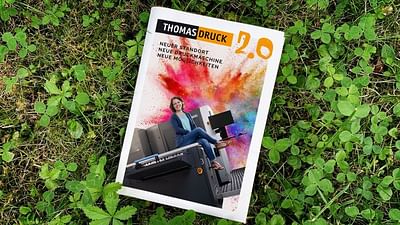 Werbe-Flyer für die Digitaldruckerei Thomasdruck - Ontwerp