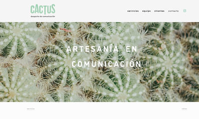 Website creation for a Communication Agency - Creación de Sitios Web