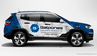 Grafica Vehicular Flota Galpones Colonia Menonita - Graphic Design