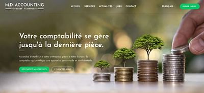 M.D. ACCOUNTING - Création de site internet