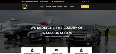 MSP Car Service Website Design - Webseitengestaltung