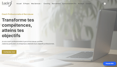 Lucie Jandot - Création de site internet