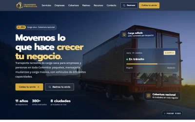 Sitio web con cotizador y rastreo de guías - Creación de Sitios Web