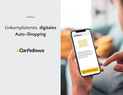 Unkompliziertes, digitales Auto-Shopping - Grafikdesign