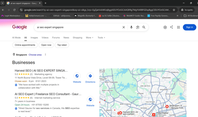 Ranked 1st Position on Local SEO - Référencement naturel