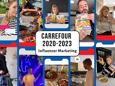 2020 - 2023 Carrefour Belgium - Marketing d'influence