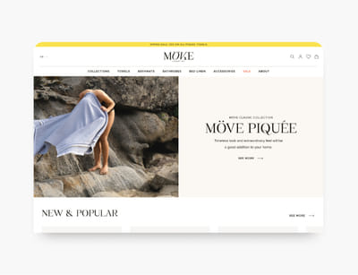 Möve - A contemporary shopping experience - Ergonomie (UX/UI)