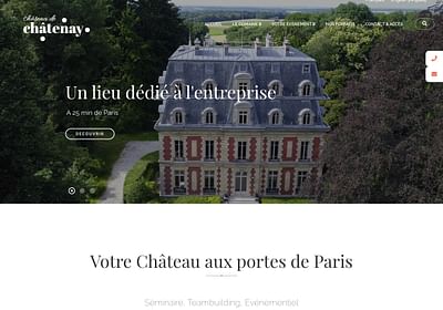 Chateau De Chatenay - Évènementiel B2B - Référencement naturel