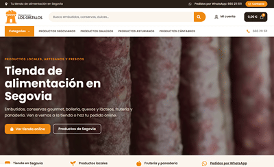 Alimentación Los Castillos - Creación de Sitios Web