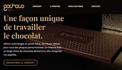 Site Go-chocco - Création de site internet