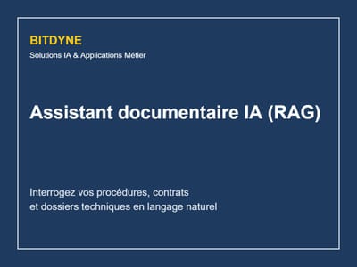 Assistant documentaire IA (RAG) — ChatGPT interne privé - Consultoría de Datos