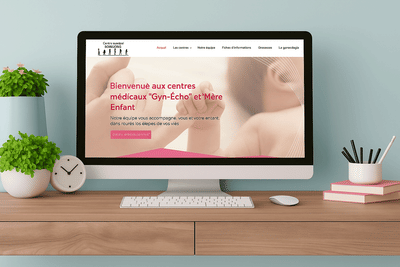 Création d'un site sur-mesure "Gyn-Écho" et "Mère Enfant" - Website Creatie