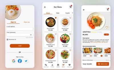 Food Delivery App - App móvil