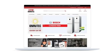 e-commerce B2B www.omnitec.be - E-commerce