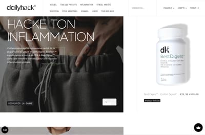 Branding et packagings DailyHack - Identité Graphique