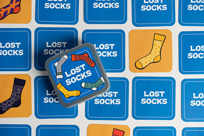 Lost Socks memory game - Grafikdesign